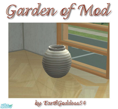 Sims 2 — Garden of Mod - Vase 1 by EarthGoddess54 — Mesh by Jope at Simply Styling is included with permission. Enjoy!