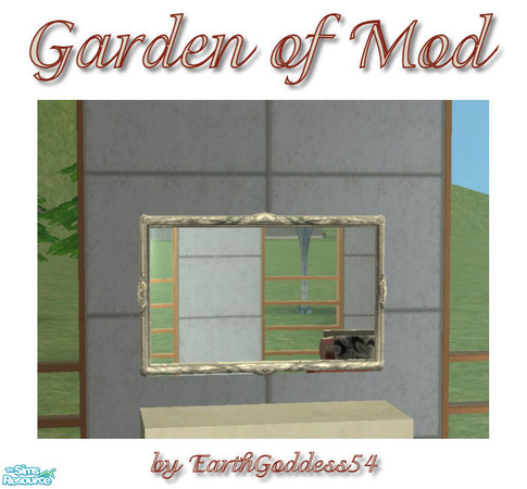 Sims 2 — Garden of Mod - Fireplace Mirror by EarthGoddess54 — 