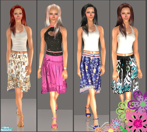 Sims 2 — Skirts by simal10 — You need to download Sims2Sisters TSR bodymesh 063 (link below). Have Fun!! 