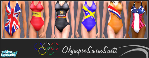 Sims 2 — Olympic SwimSuits for women by GenoPosts.com — Olympic SwimSuits for women. Due to the large amount of nations