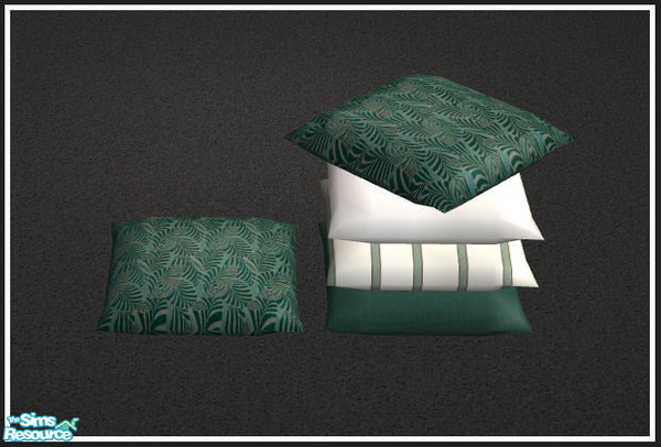 Sims 2 — Cosy sleeping aqua - pillow 1 by mirake — 