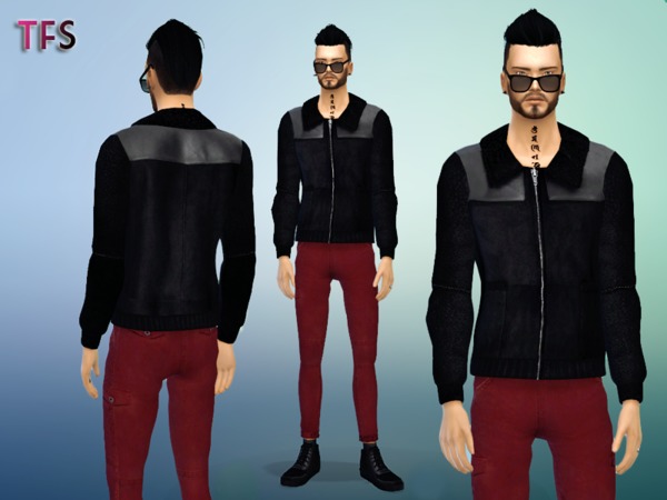 The Sims Resource - Leather Jacket