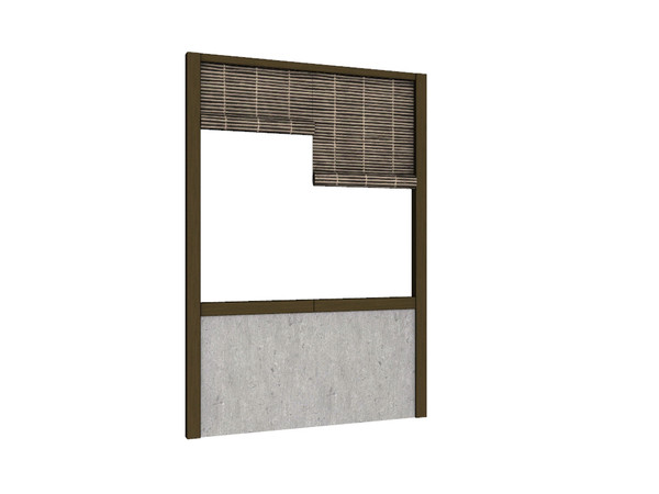 Sims 4 — Kanto Garden Shutter02 by Angela — Kanto Garden Shutter02. Reversed model of the number 01 shutter. 