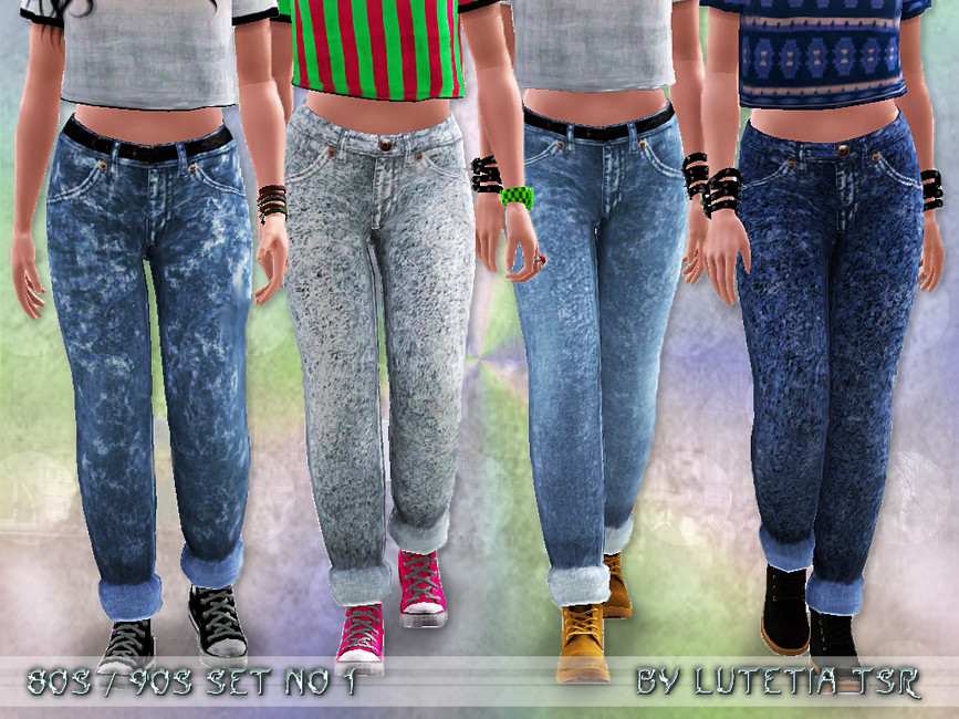 80s~90s Set No 1 - Jeans - Teen