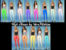 Sims 4 — High Jeans by VeraFashion — High Jeans in 15 different colors for THE SIMS 4. By VeraFashion.