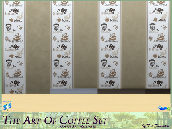 Sims 4 — The Art of Coffee - Wallpaper 2 by didisimsation — Wallpaper 2 - The Art of Coffee Categories: Wallpaper. It