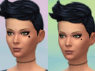 Sims 4 — Heart & Star Eyeliner by SydB — This is a new item found in the facepaint section, perfect for goth or