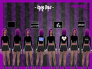 Sims 4 — Kpop Tops by missrenxx — Here is a range of Kpop Crop Tops 
