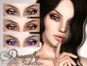 Sims 3 — Dragonfly Eyeshadow by Pralinesims — New eyeshadow for your sims! Your sims will love their new look ;) - Fits