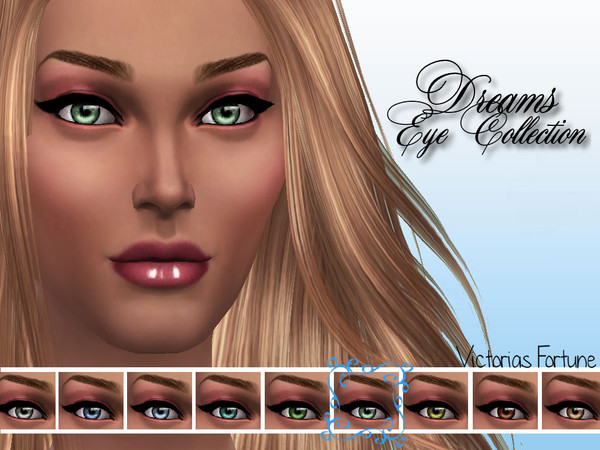 Sims 4 — Light Green by fortunecookie1 — Make your sim super dreamy. Here are 9 new eyes to help them do just that. These