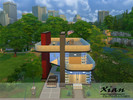 Sims 4 — Xian by irgr — A very nice small modern home that can accommodate one or two sims very comfortable. On the first
