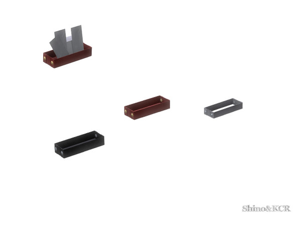 Sims 4 — PB Printer Home Office - Desktray2 by ShinoKCR — Smaller tray for Envelops or letters