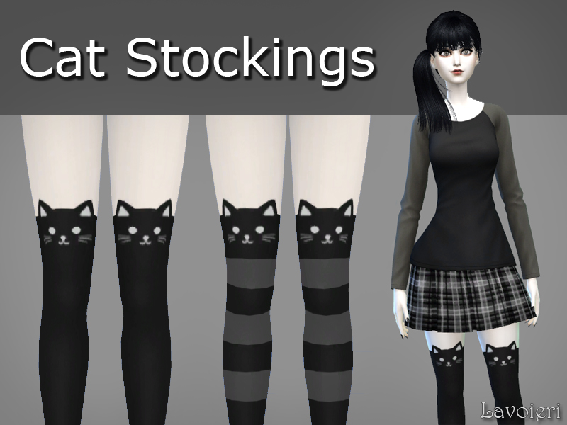 The Sims Resource - Cat Stockings