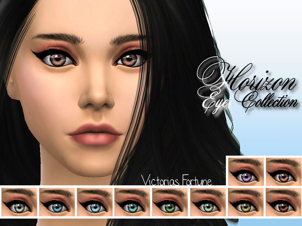 Sims 4 — Light Brown by fortunecookie1 — As you look into these new eyes, you can almost see the horizon. Here are 9 new