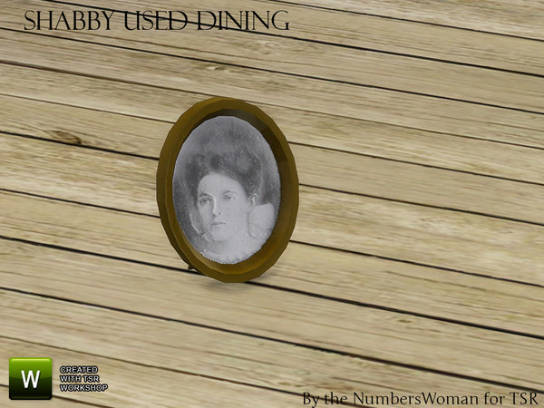 Sims 4 — Shabby Bargain Shabby Chic Dining Small Picture by TheNumbersWoman — Shabby yet affordable, the comfort oozes