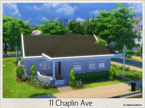 Sims 4 — 11 Chaplin Ave by mightyfaithgirl — This cozy starter comes with 2 bedrooms, 2 bathrooms, large eat in kitchen