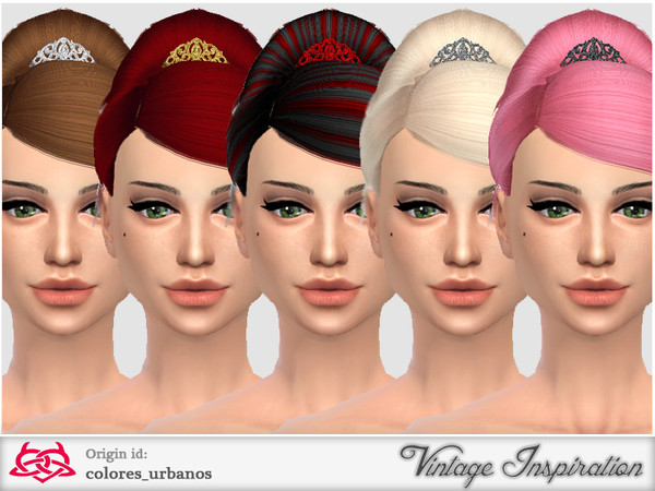 Sims 4 — Tiara 01 by Colores_Urbanos — This tiara is a head accessory From Paraguay with love! enjoy! 