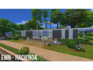 Sims 4 — Hacienda House by EMN — Hacienda is a modern home for your Sims. The house was designed with the intent of
