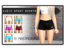 Sims 4 — [MOS] Sports Shorts Recolours by ministryofsims — Just some simple recolours of the base game sport shorts.