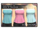 Sims 4 — [MOS] Camisole Recolours - Plain by ministryofsims — Some plain recolours of the base game camisole, using