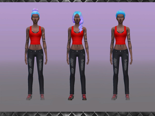 Sims 4 — Pastel Ombre Recolors Set 2 by plumbobfae — Three more aqua and purple pastel ombre recolors headed your way!