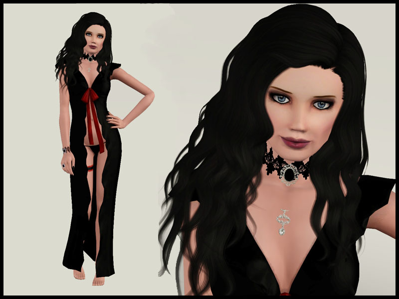 Sims 3 - Sera Noir by Witchbadger - Sera Noir: Young Adult, Charismatic, Ev...