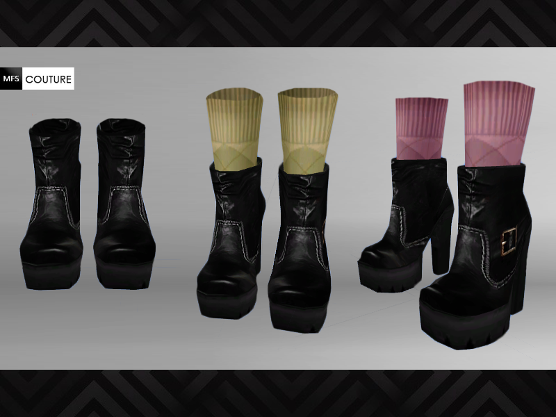 The Sims Resource - MFS Victoria Ankle Boots