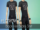 Sims 4 — Black Veil Brides Shirt1  by xplethora — A Black Veil Brides t-shirt made by myself. DO NOT re-upload or squidgy