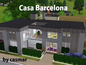 Sims 3 — Casa Barcelona by casmar — A the Sims like to take a good steam bath? Well if the answer is yes, your Sims must