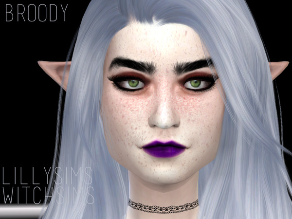 Sims 4 — Broody [EYE SHADOW] by Witch-Sims2 — A grunge, heroin-chic and brody dalle inspired eye shadow! (why its called