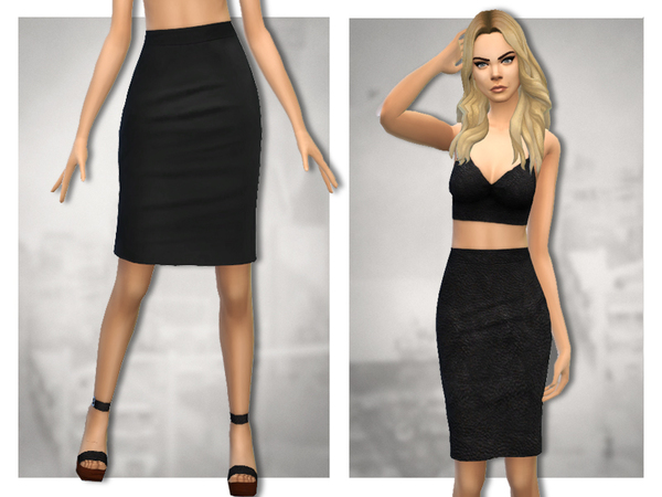 The Sims Resource - Charlotte Skirt