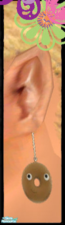 Sims 2 — Fancy Donuts- Plain by TSR Archive — Four yummy earrings :)! You need to donwload mesh from the link above. It