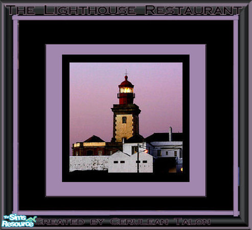 Sims 2 — The Lighthouse Floor - Black Floor 5x5 by Cerulean Talon — Classic and beautiful, this restaurant wall/floor set