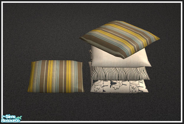 Sims 2 — Cosy sleeping beige - pillow 4 by mirake — 