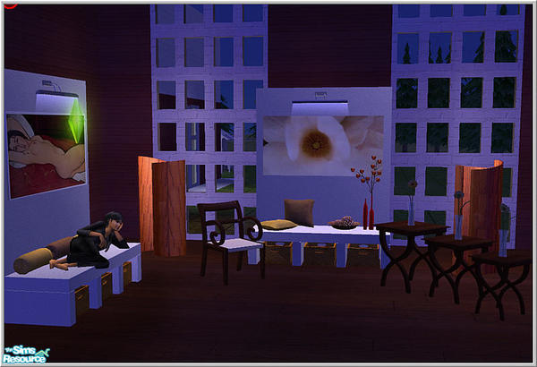 Sims 2 — Studio by Birgit43 — mix of studio furnitures or only for building a small living-room