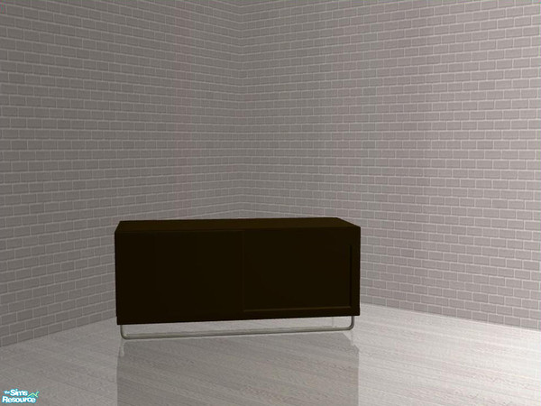 Sims 2 — White Office - recolor - maron - Sideboard by ShinoKCR — 