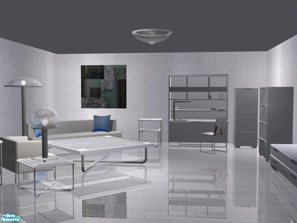 Sims 2 — Woodset - recolor - white by ShinoKCR — recolor for our Woodset