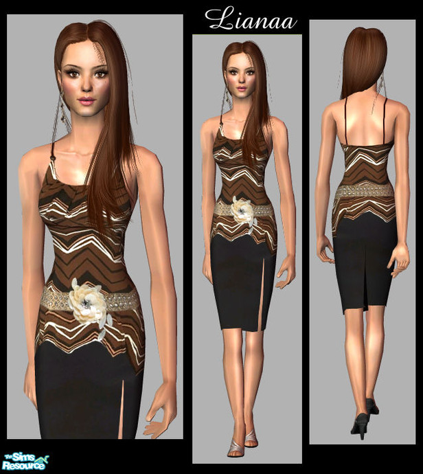 The Sims Resource - Set 244 Seralee - brown