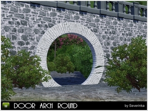Sims 3 — Arch round by Severinka_ — Arch round, size 2x1 Recolorable any texture