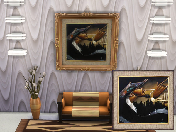 Sims 4 — Musical painting by TrudieOpp — Musical painting