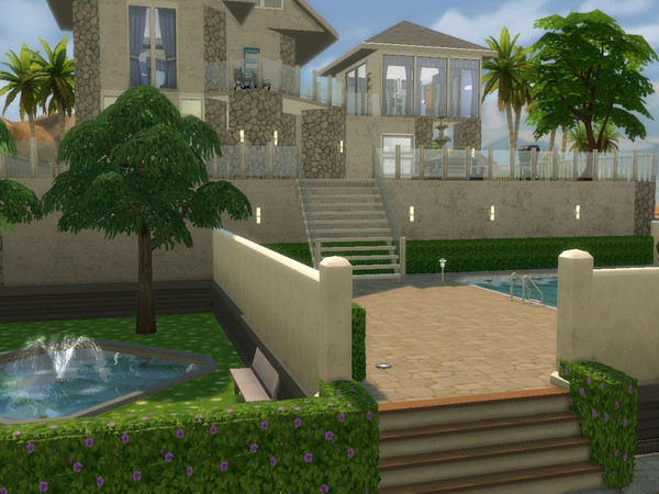Sims 4 — villav2 by goranshooter2 — Hello,this is my first Sims 4 house.House is availble for 2 or 3 Sims.Outside you