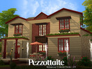 Sims 4 — Pezzottaite (Furnished) by Rhaegal — Pezzottaite Convenient, warm family house for your Sims. Colorful house,