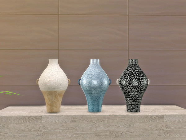 Sims 4 — Dining Cedar - Vase 1 by ung999 — Dining Cedar - Vase 1 Colors Option : 3