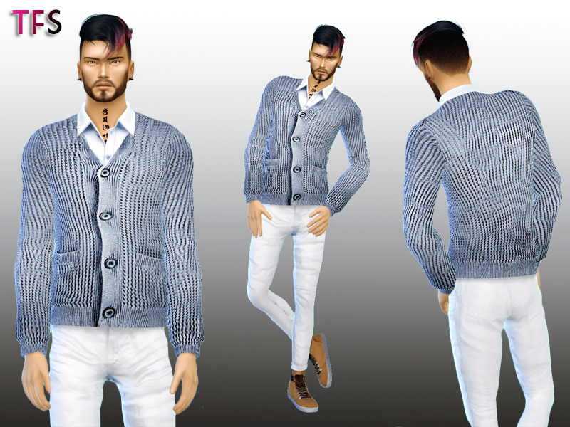 The Sims Resource - 1000's Cardigan