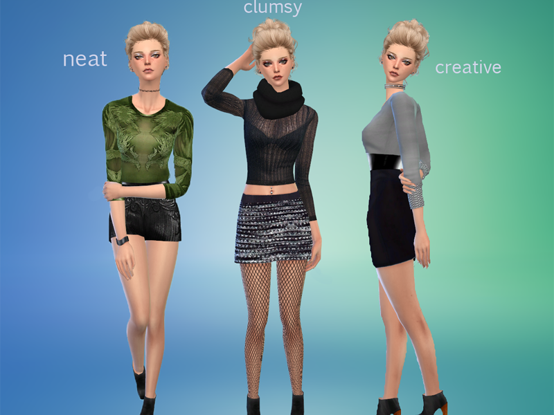 The Sims Resource Cas pose (clumsy)