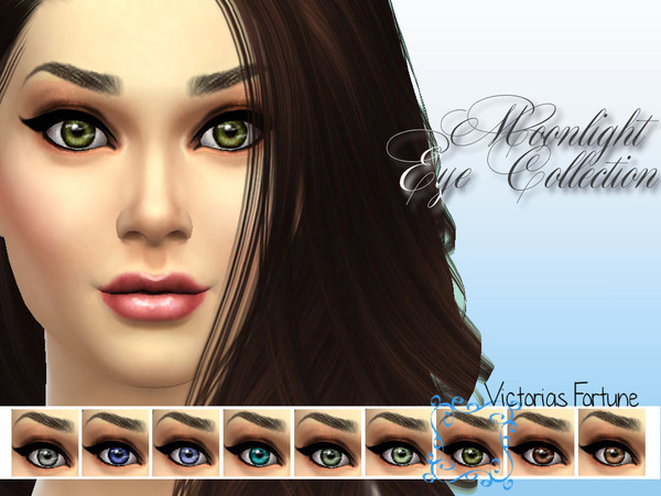 Sims 4 — Hazel by fortunecookie1 — You can almost see the moonlight highlighted in these eyes. Here are 9 new ethereal