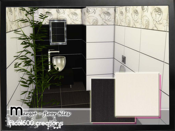 Sims 4 — Margot - floor tiles by nicol6002 — Margot floor tiles includes 2 different colors. Suitable for any kind of