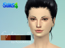 Sims 4 — K. Eyebrow 01 by koodlebug — 6 colors, realistic and found in the eyebrow section!