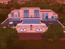 Sims 3 — Shark villa. by Elluuhhh — It's a big house with a beautiful pool. Inside the house there's a aquarium with
