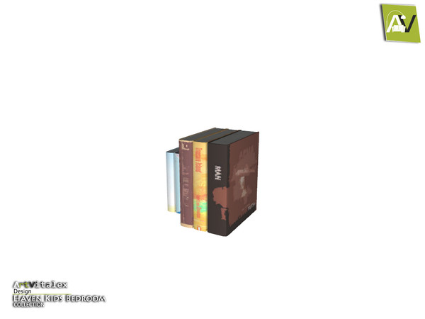 Sims 3 — Haven Kids Vertical Books by ArtVitalex — - Haven Kids Vertical Books - ArtVitalex@TSR, Feb 2015